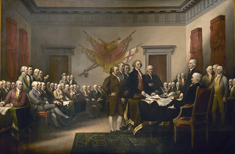 Image of the signing of the Declaration of Independence