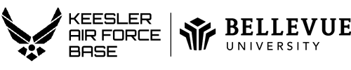 Keesler AFB and Bellevue University Logo